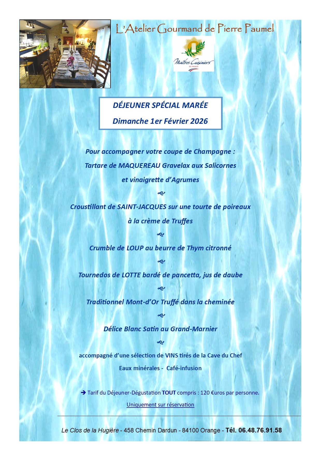 DEJEUNER MAREE 01-02-26